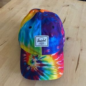 NWOT Herschel Tie Dye Sylas Adjustable Baseball Cap